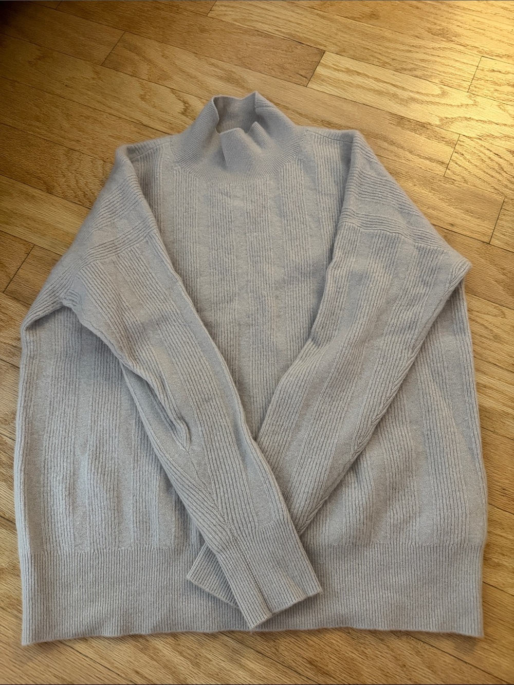 100% Cashmere Mock Neck Sweater